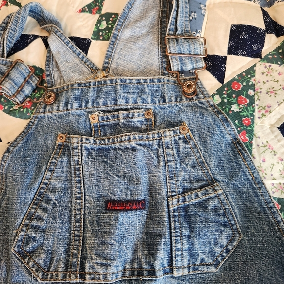 VINTAGE Route 66 Overalls Sz 14. - Picture 2 of 5